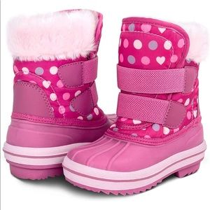 Never worn Toddler Waterproof Outdoor Snow Boots in the box